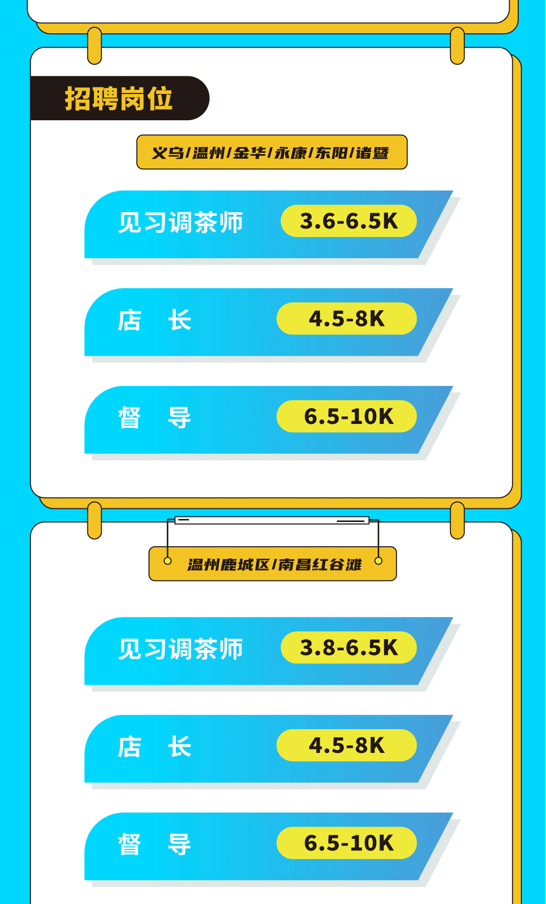 凯发（中国）奶茶招聘